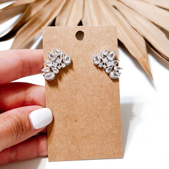 Diamond stud earrings #973 - Picture 2 of 5